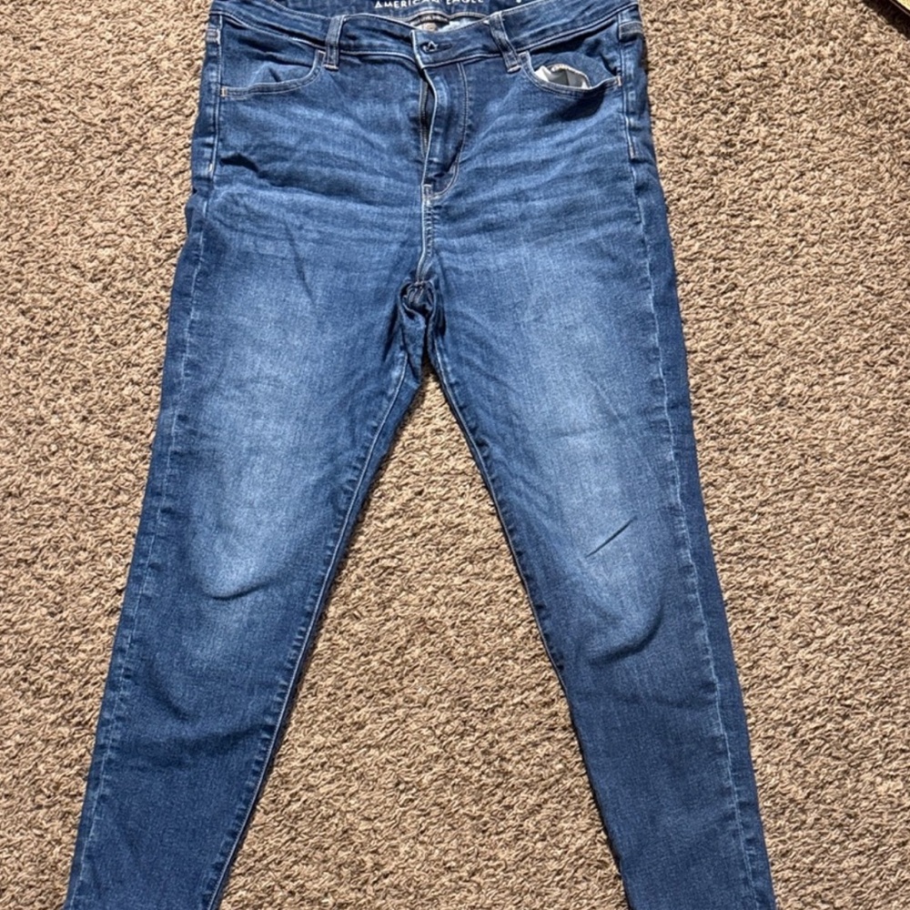 American Eagle Outfitters Dark Blue Women’s Skinny Jeans
